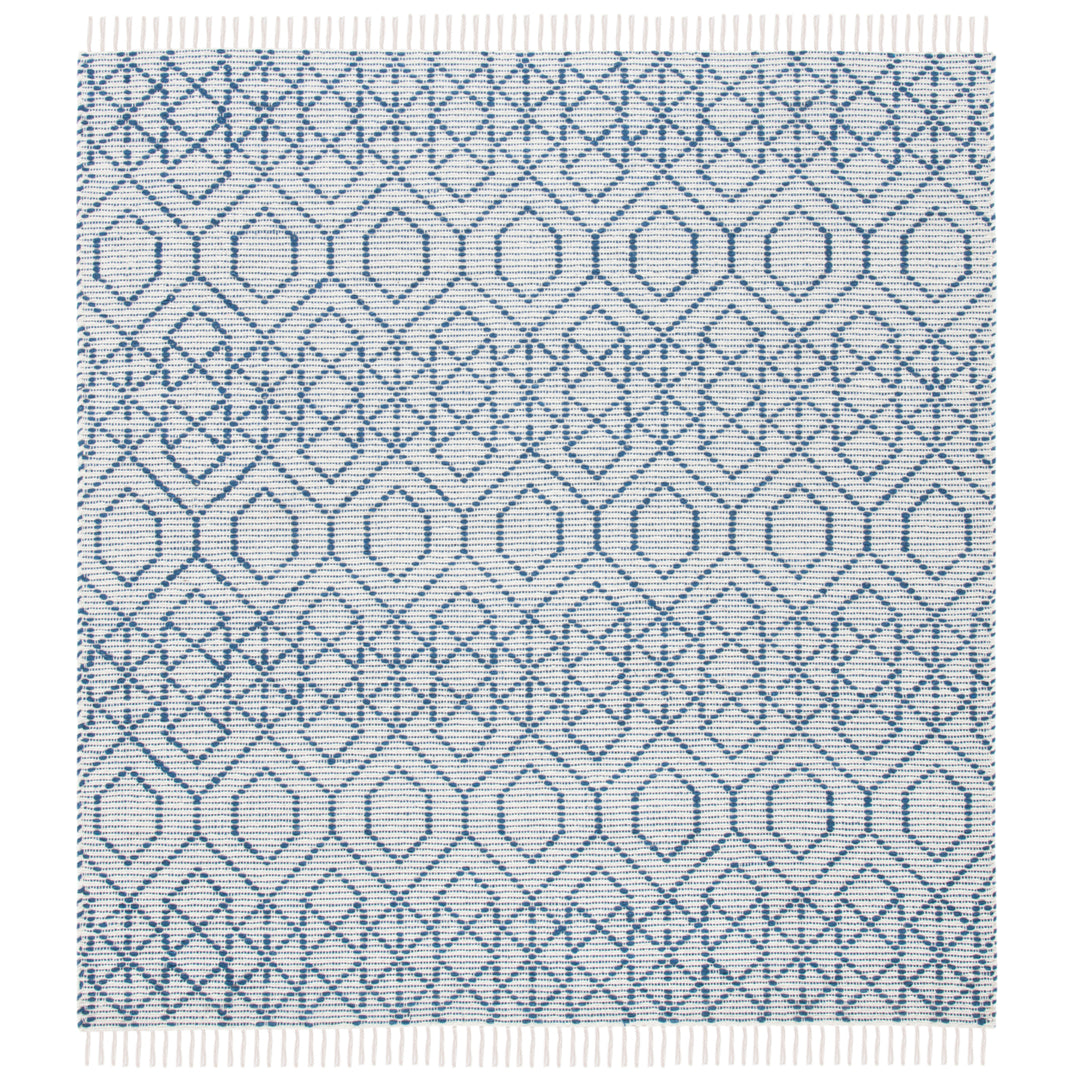 SAFAVIEH Montauk MTK652N Handmade Navy / Beige Rug Image 10