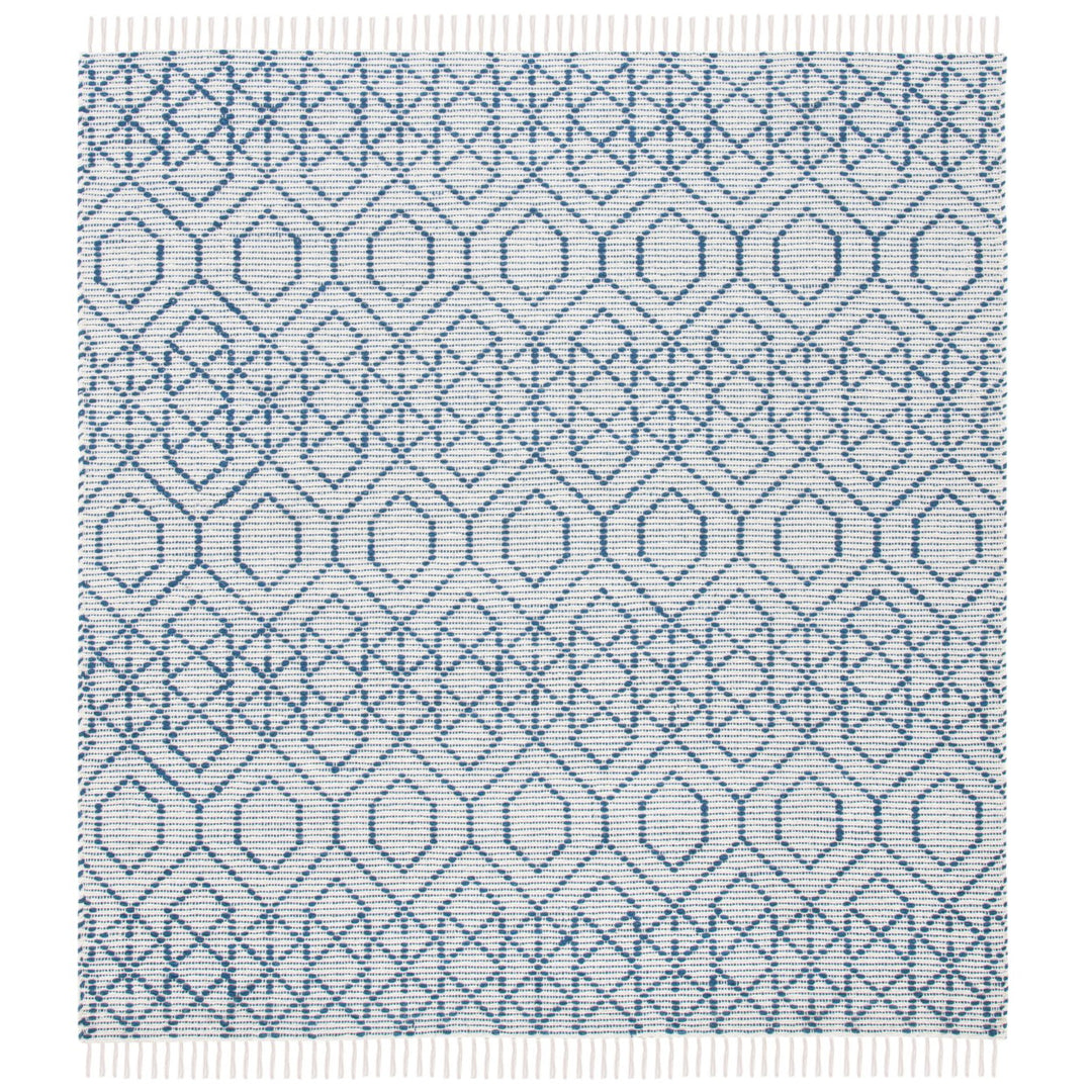 SAFAVIEH Montauk MTK652N Handmade Navy / Beige Rug Image 1