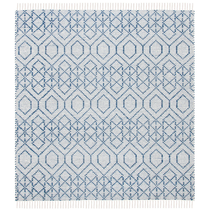 SAFAVIEH Montauk MTK652N Handmade Navy / Beige Rug Image 1