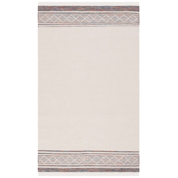 SAFAVIEH Montauk MTK653B Handmade Beige / Blue Rug Image 1