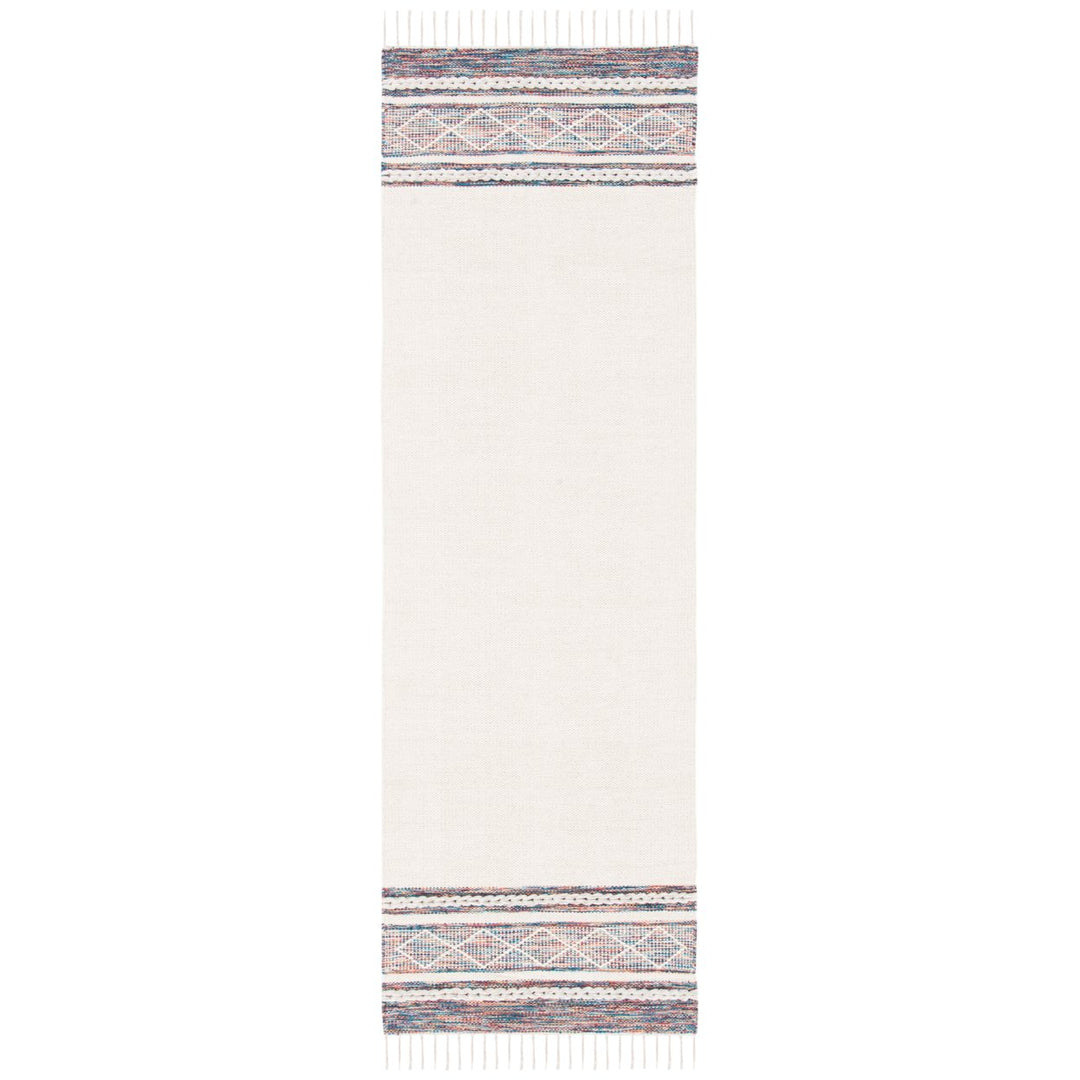 SAFAVIEH Montauk MTK653B Handmade Beige / Blue Rug Image 6