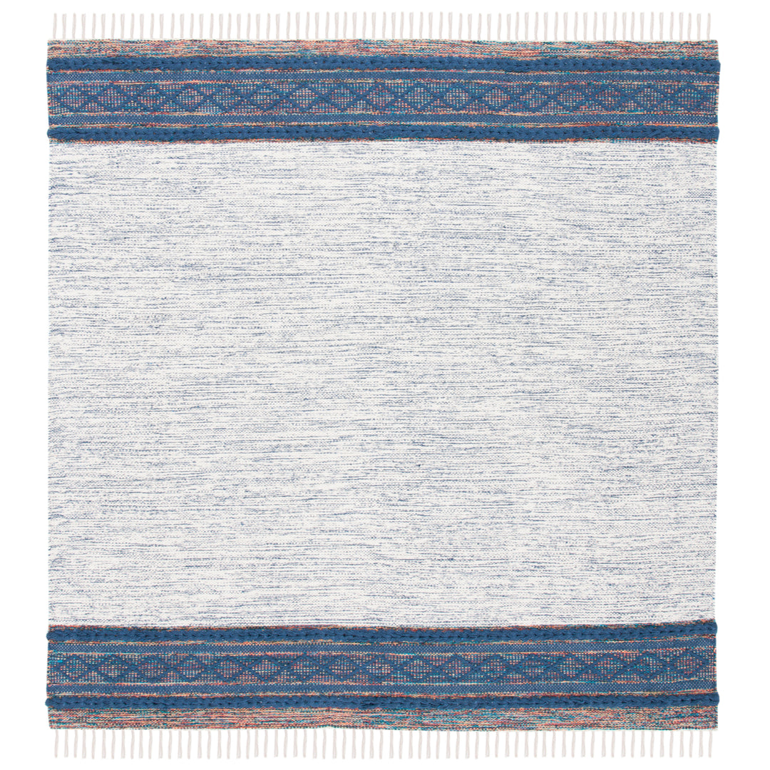 SAFAVIEH Montauk MTK653N Handmade Navy / Beige Rug Image 5