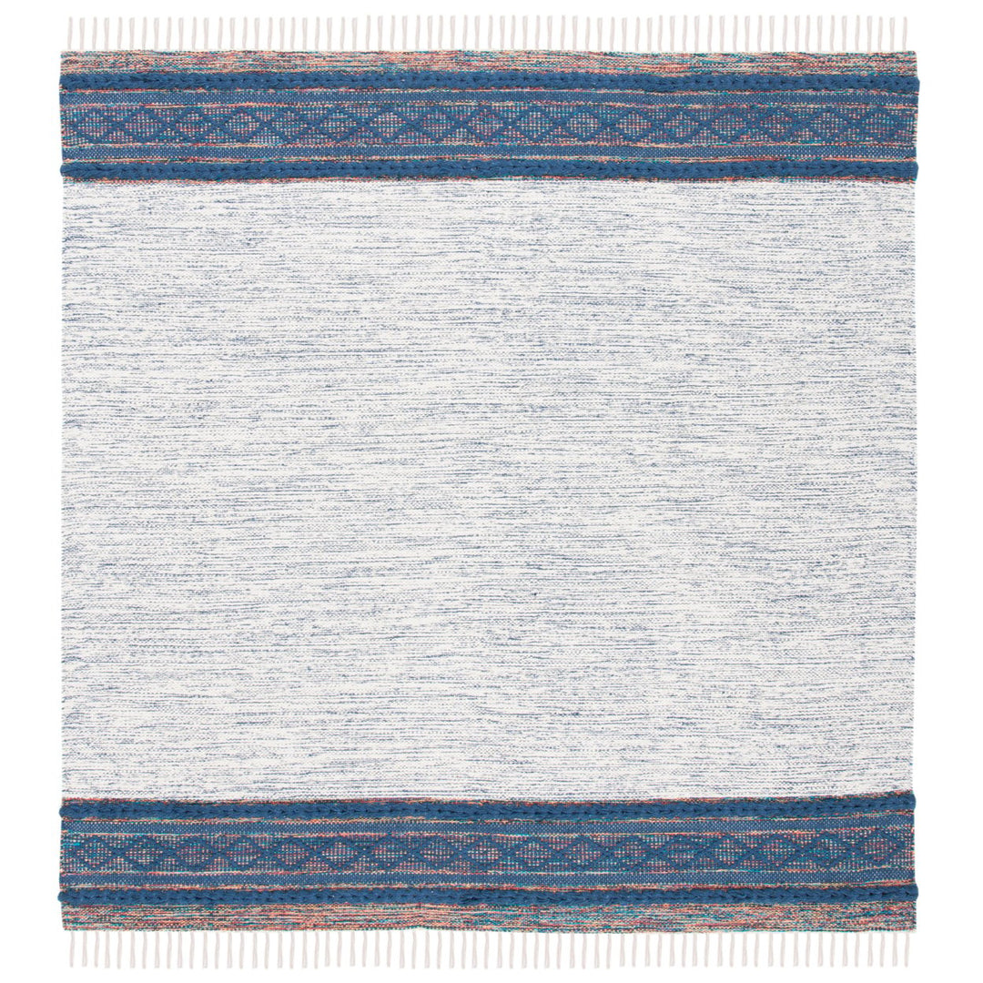 SAFAVIEH Montauk MTK653N Handmade Navy / Beige Rug Image 1