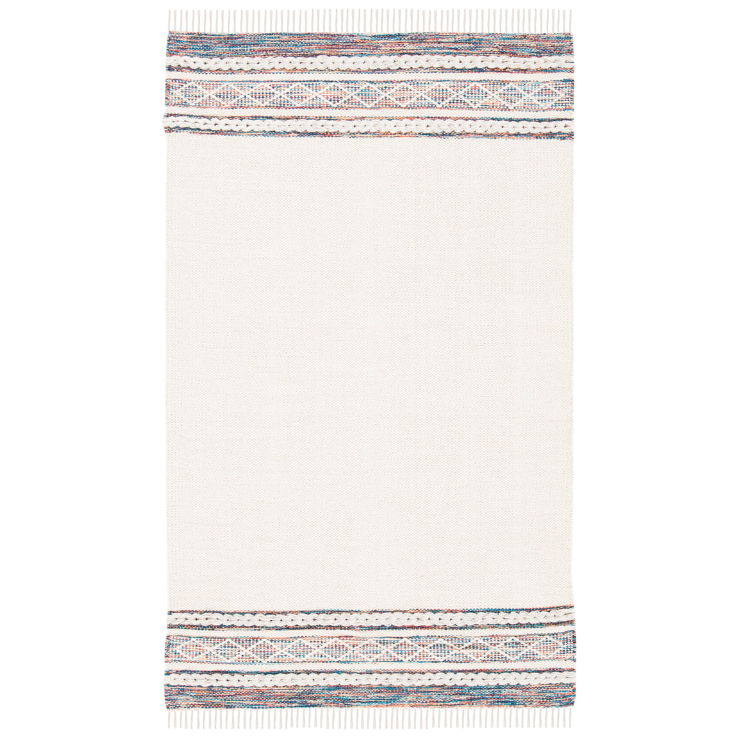 SAFAVIEH Montauk MTK653B Handmade Beige / Blue Rug Image 7