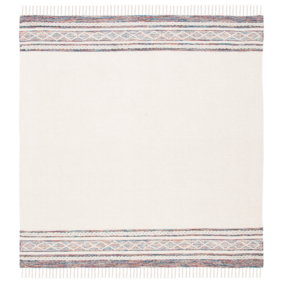 SAFAVIEH Montauk MTK653B Handmade Beige / Blue Rug Image 8