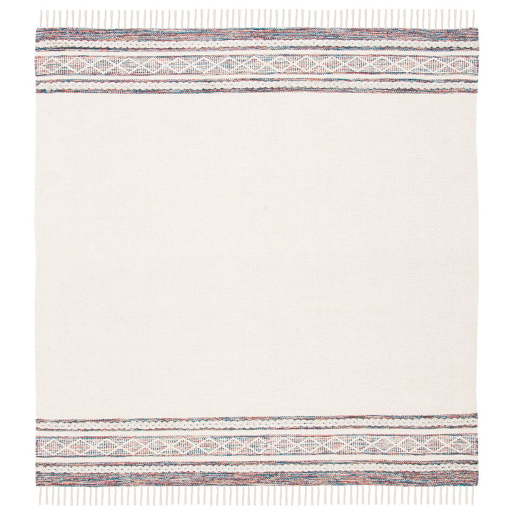 SAFAVIEH Montauk MTK653B Handmade Beige / Blue Rug Image 1