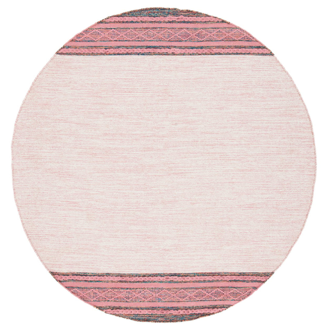 SAFAVIEH Montauk MTK653U Handmade Pink / Beige Rug Image 5