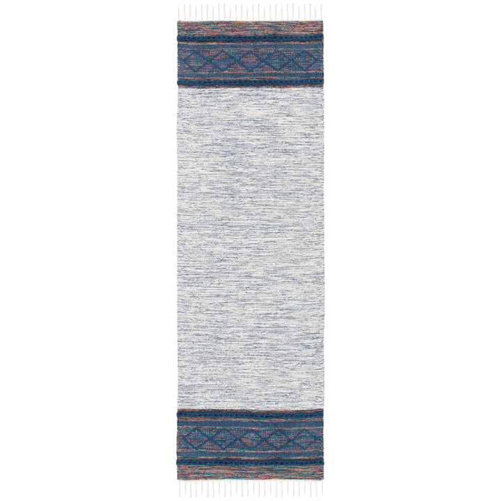 SAFAVIEH Montauk MTK653N Handmade Navy / Beige Rug Image 9