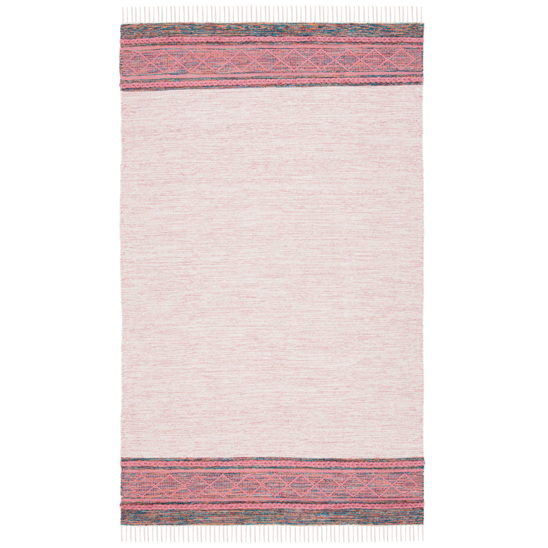 SAFAVIEH Montauk MTK653U Handmade Pink / Beige Rug Image 9