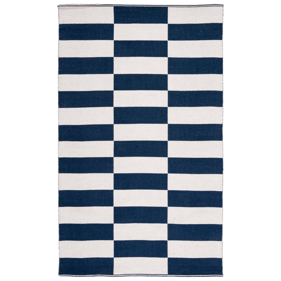 SAFAVIEH Montauk MTK705N Handwoven Navy / Ivory Rug Image 1