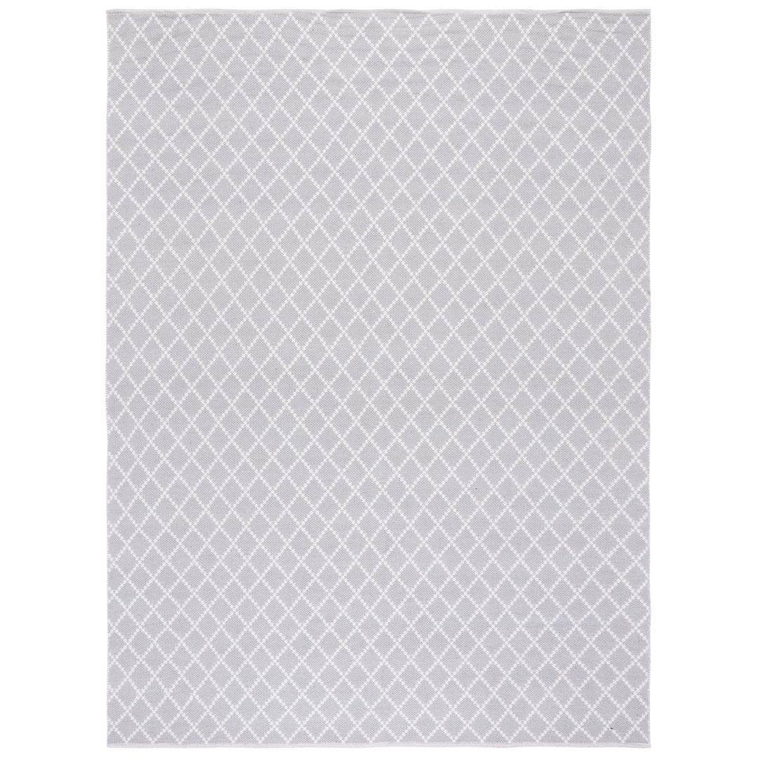 SAFAVIEH Montauk MTK706G Handwoven Light Grey /Ivory Rug Image 1