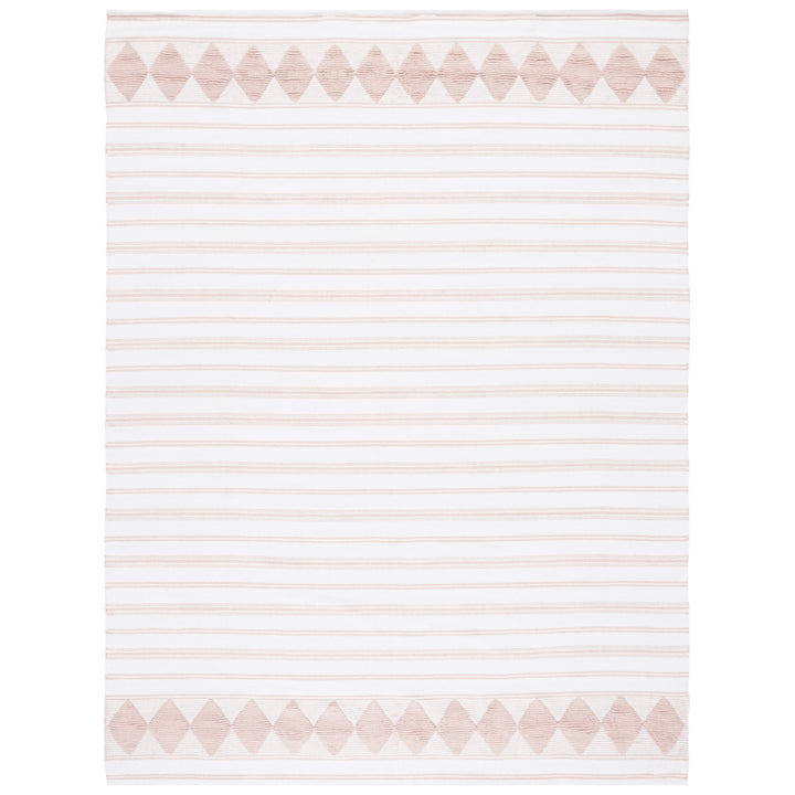 SAFAVIEH Montauk MTK708U Handwoven Pink / Ivory Rug Image 1