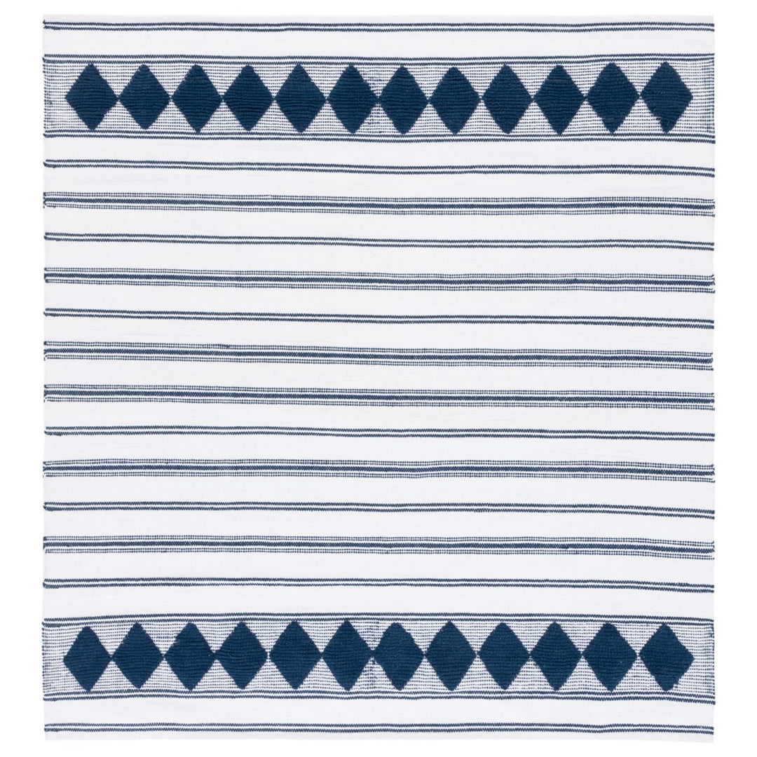 SAFAVIEH Montauk MTK708N Handwoven Navy / Ivory Rug Image 1