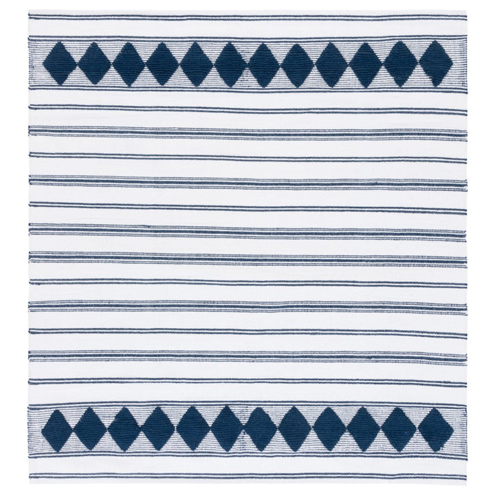 SAFAVIEH Montauk MTK708N Handwoven Navy / Ivory Rug Image 1