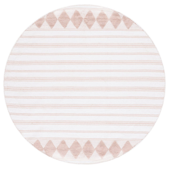 SAFAVIEH Montauk MTK708U Handwoven Pink / Ivory Rug Image 1