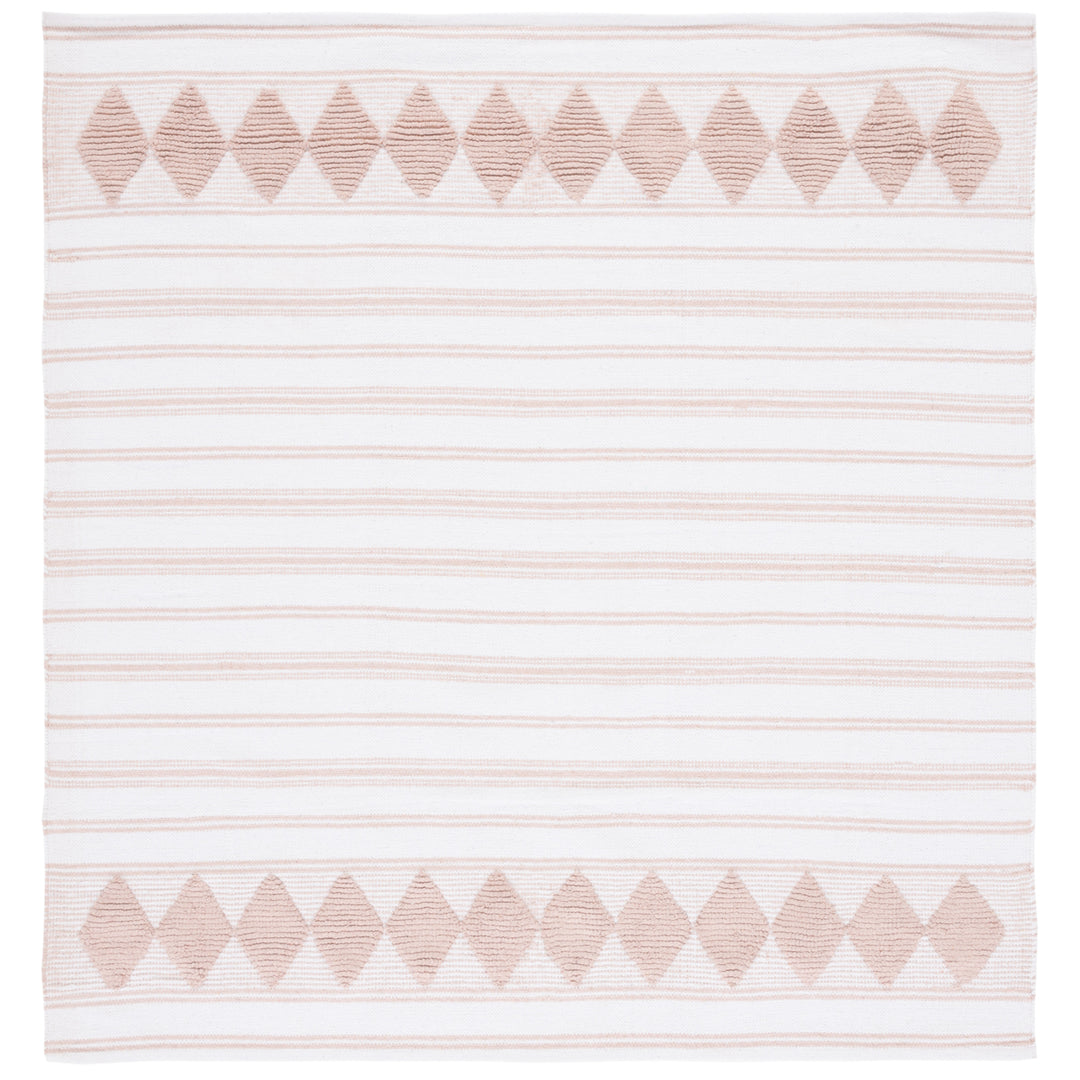 SAFAVIEH Montauk MTK708U Handwoven Pink / Ivory Rug Image 4