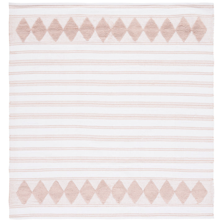 SAFAVIEH Montauk MTK708U Handwoven Pink / Ivory Rug Image 4