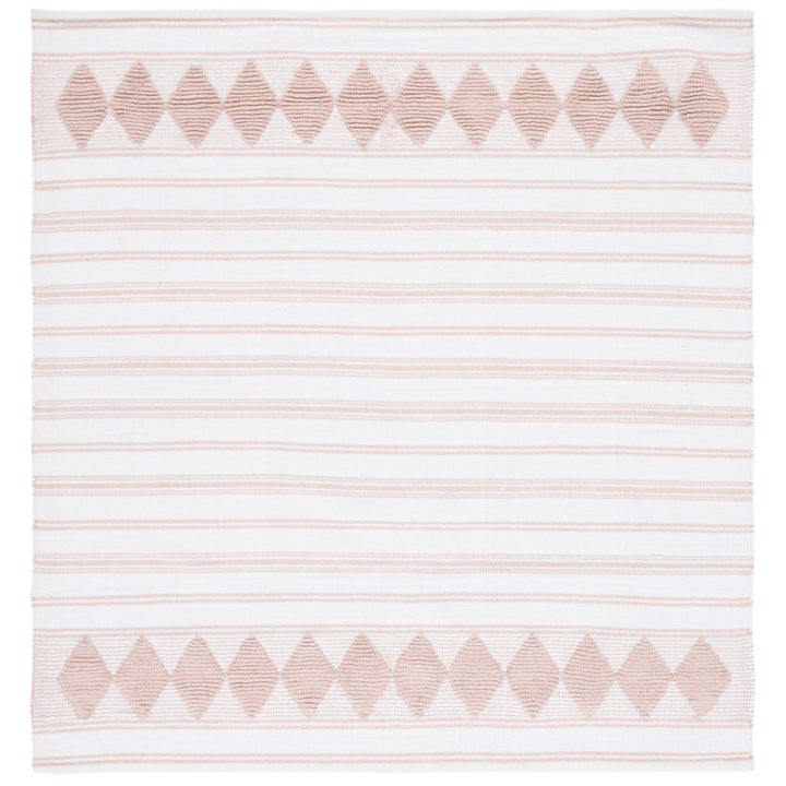 SAFAVIEH Montauk MTK708U Handwoven Pink / Ivory Rug Image 1