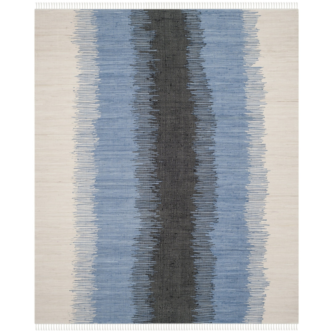 SAFAVIEH Montauk MTK710A Handwoven Grey / Black Rug Image 1