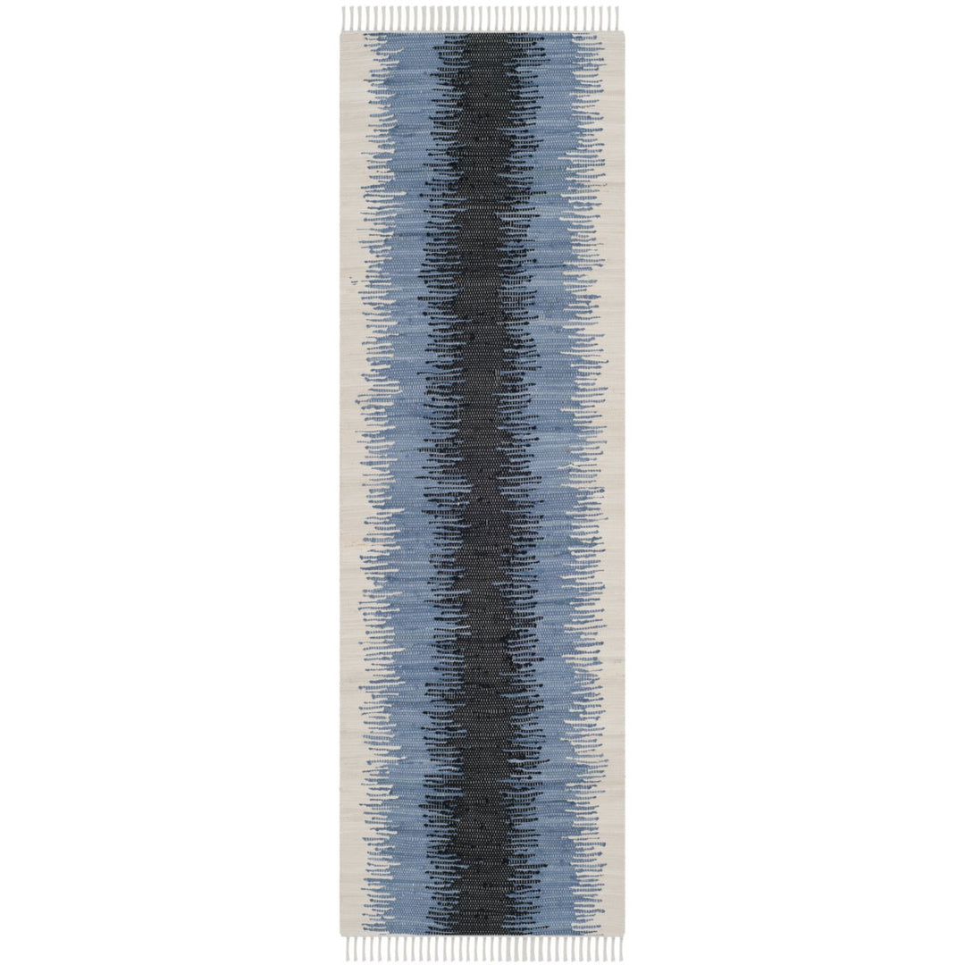 SAFAVIEH Montauk MTK710A Handwoven Grey / Black Rug Image 1