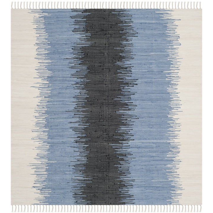 SAFAVIEH Montauk MTK710A Handwoven Grey / Black Rug Image 1