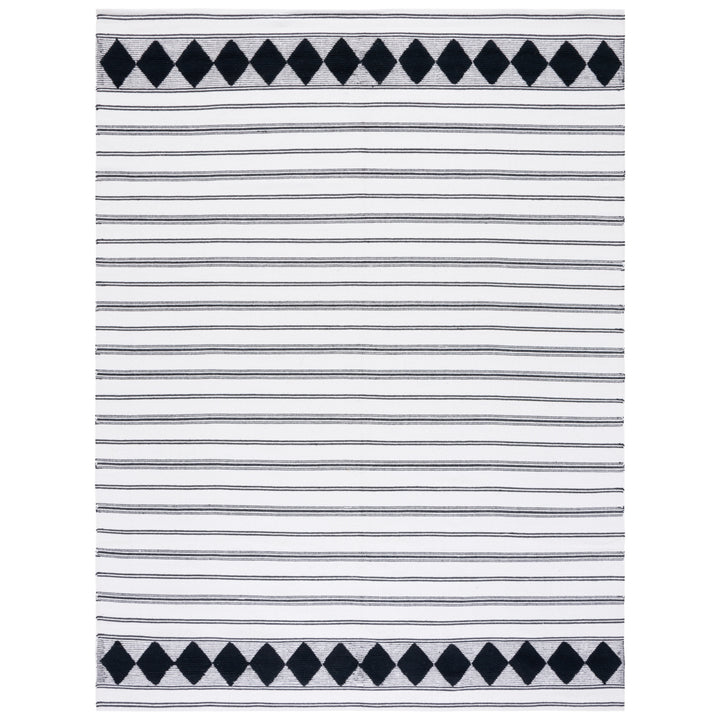 SAFAVIEH Montauk MTK708Z Handwoven Black / Ivory Rug Image 9