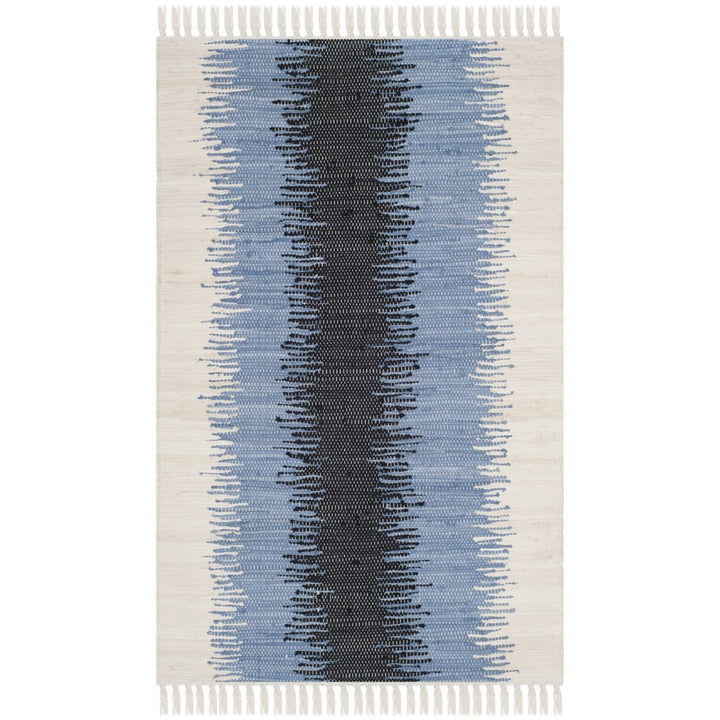 SAFAVIEH Montauk MTK710A Handwoven Grey / Black Rug Image 1