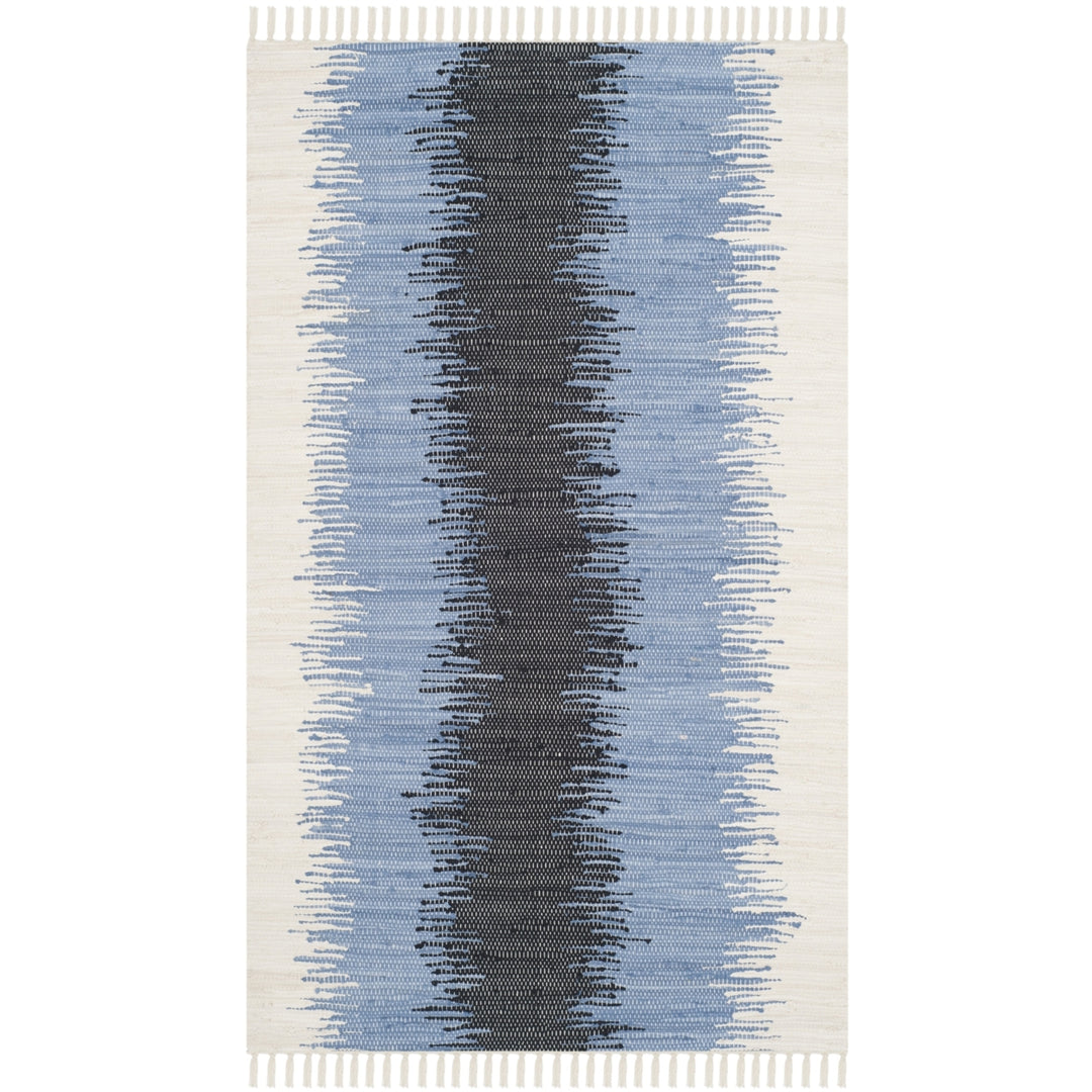 SAFAVIEH Montauk MTK710A Handwoven Grey / Black Rug Image 9