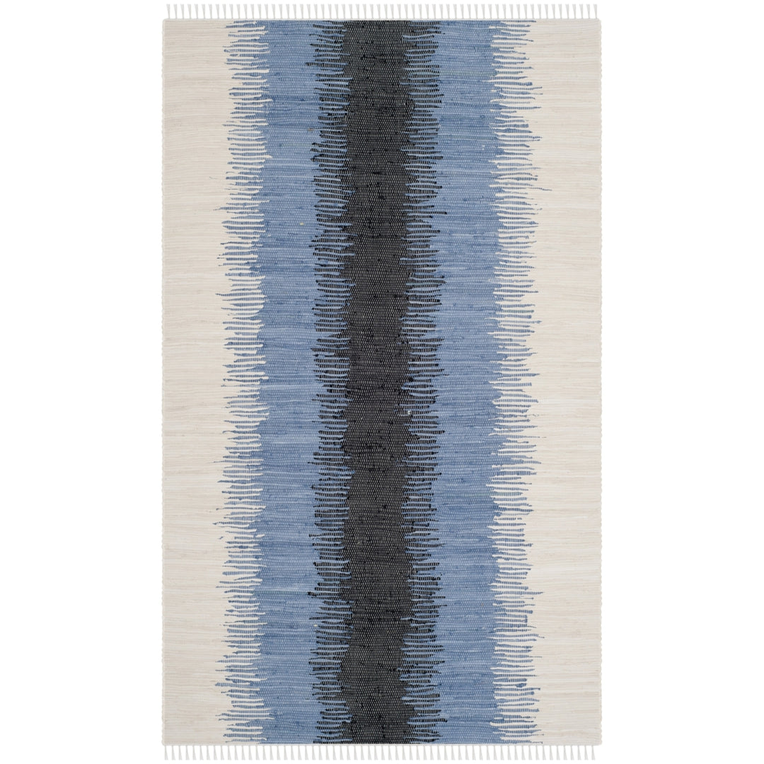 SAFAVIEH Montauk MTK710A Handwoven Grey / Black Rug Image 10