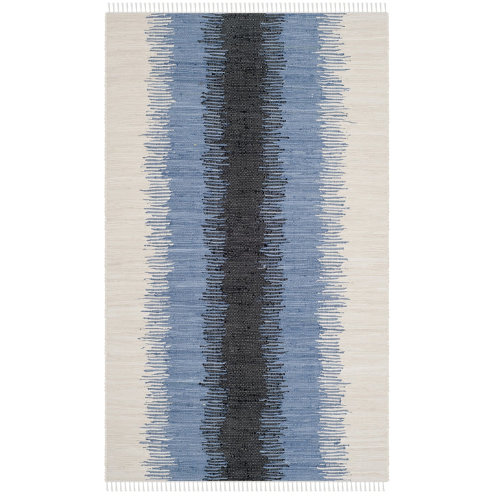 SAFAVIEH Montauk MTK710A Handwoven Grey / Black Rug Image 10