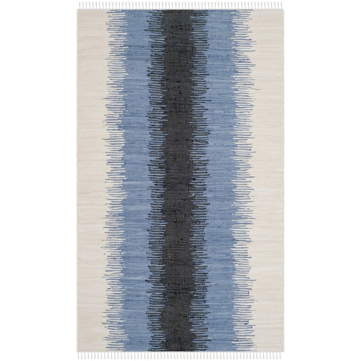 SAFAVIEH Montauk MTK710A Handwoven Grey / Black Rug Image 1