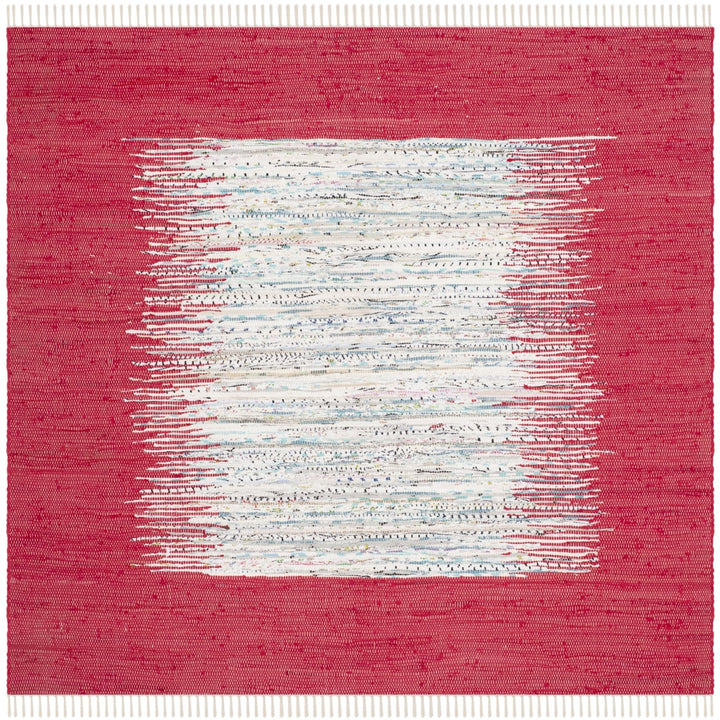 SAFAVIEH Montauk MTK711B Handwoven Ivory / Red Rug Image 6