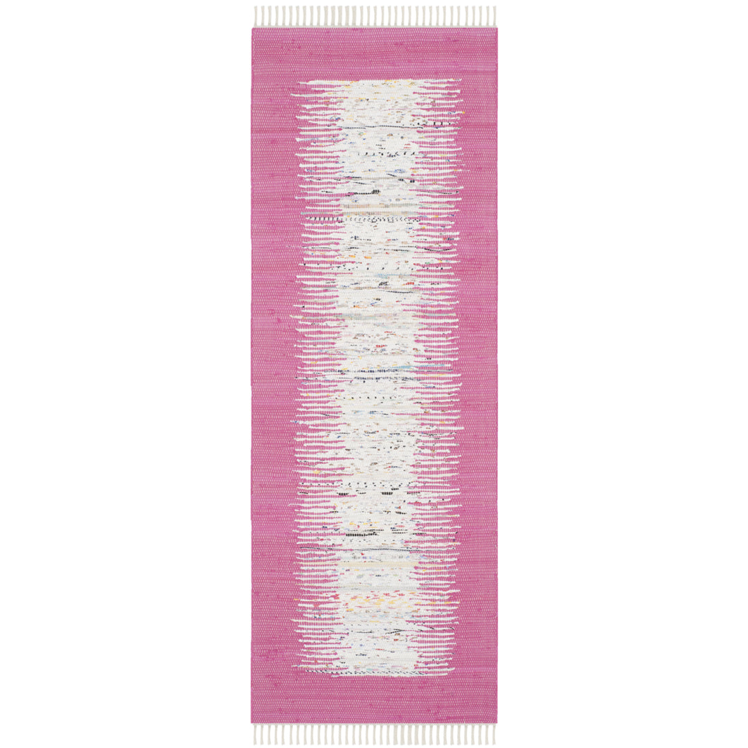 SAFAVIEH Montauk MTK711A Handwoven Ivory / Pink Rug Image 5