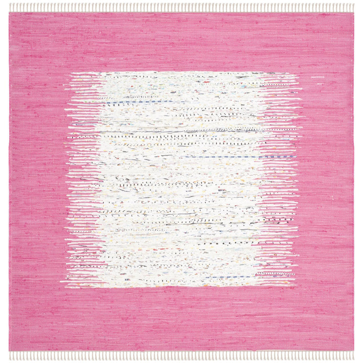 SAFAVIEH Montauk MTK711A Handwoven Ivory / Pink Rug Image 1