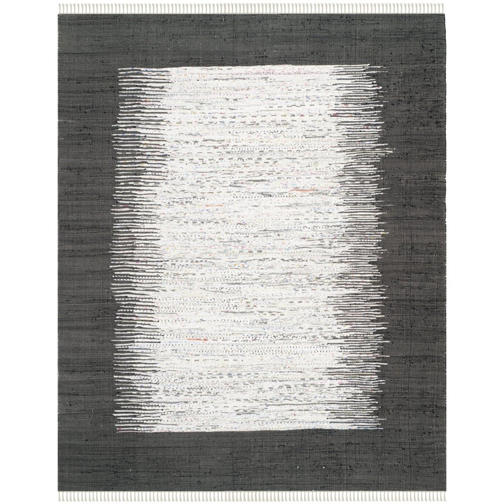 SAFAVIEH Montauk MTK711H Handwoven Ivory / Black Rug Image 1