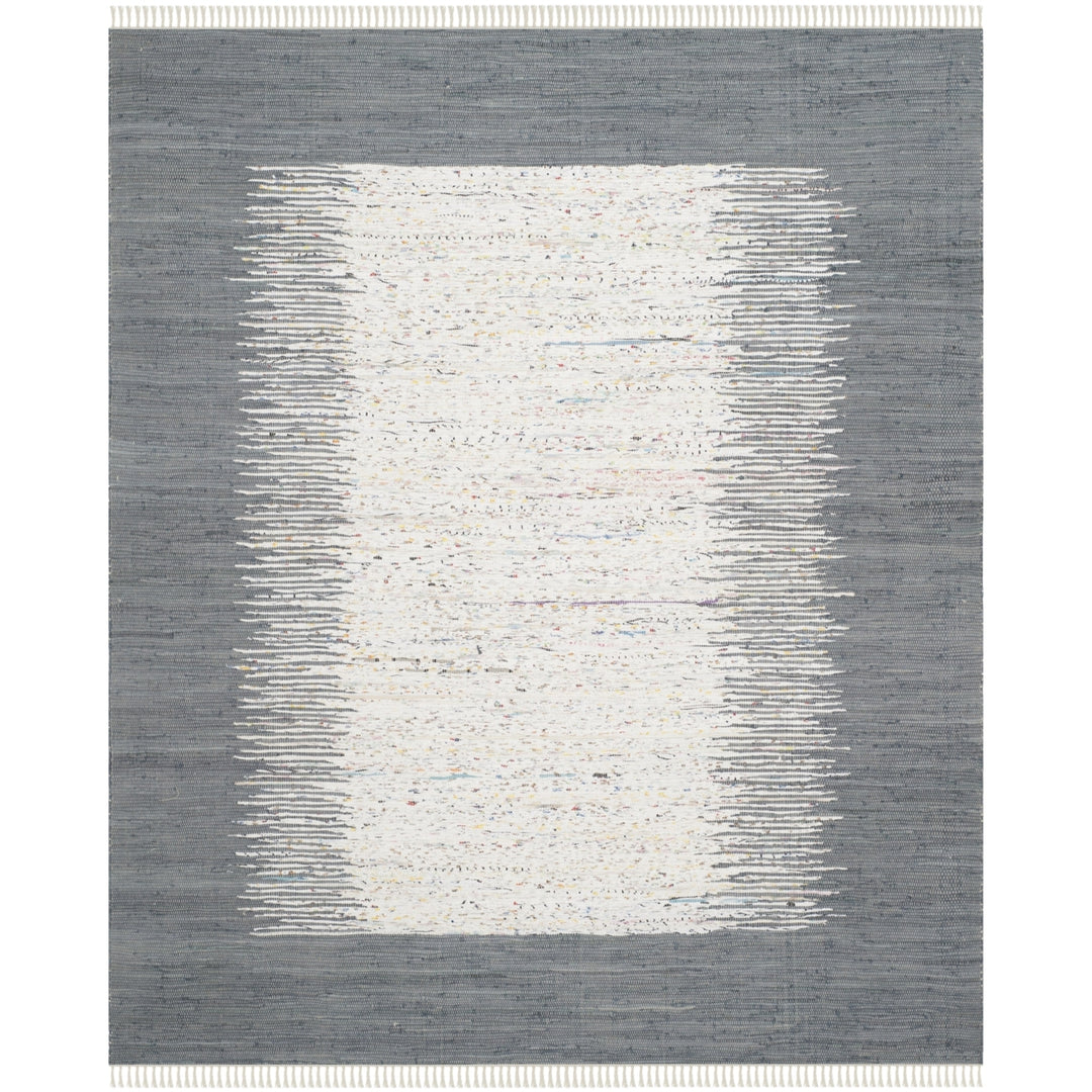 SAFAVIEH Montauk MTK711G Handwoven Ivory / Grey Rug Image 1