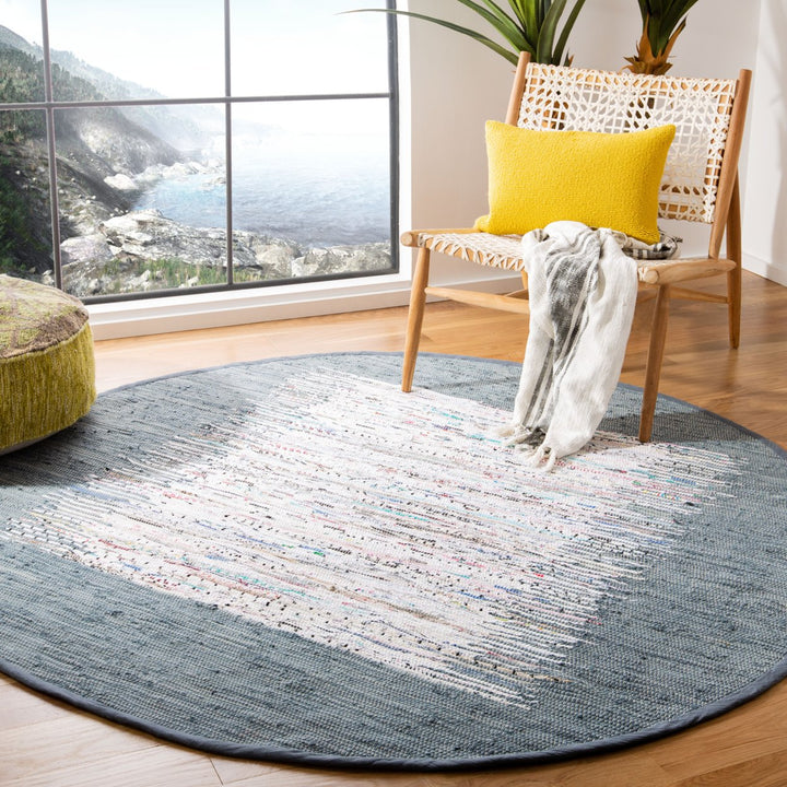 SAFAVIEH Montauk MTK711G Handwoven Ivory / Grey Rug Image 2