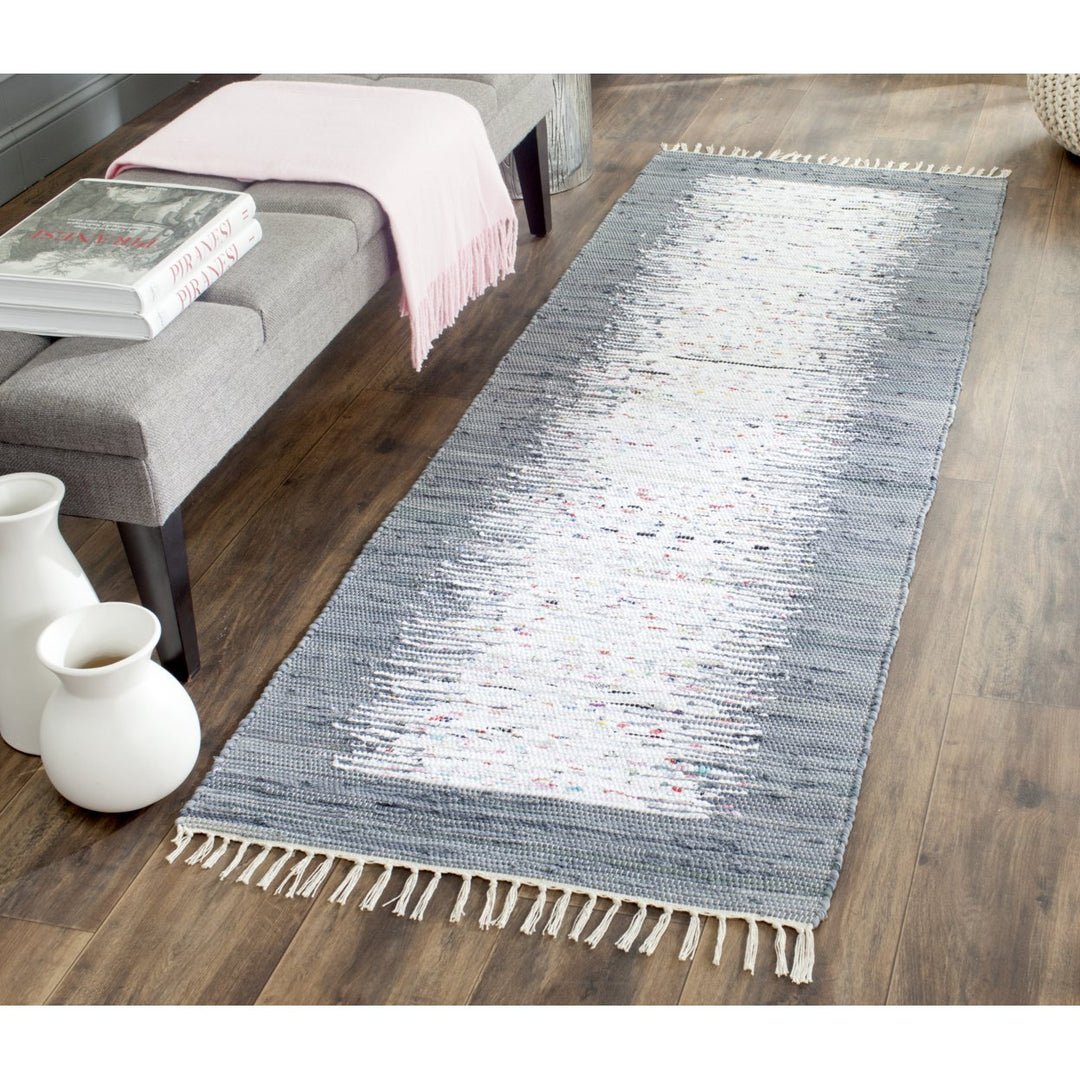 SAFAVIEH Montauk MTK711G Handwoven Ivory / Grey Rug Image 3