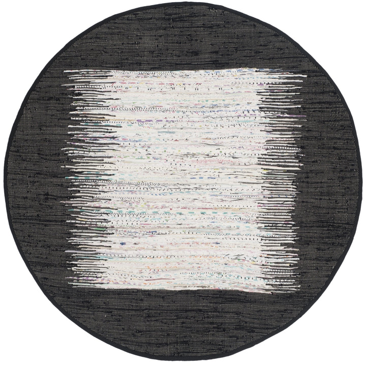 SAFAVIEH Montauk MTK711H Handwoven Ivory / Black Rug Image 4