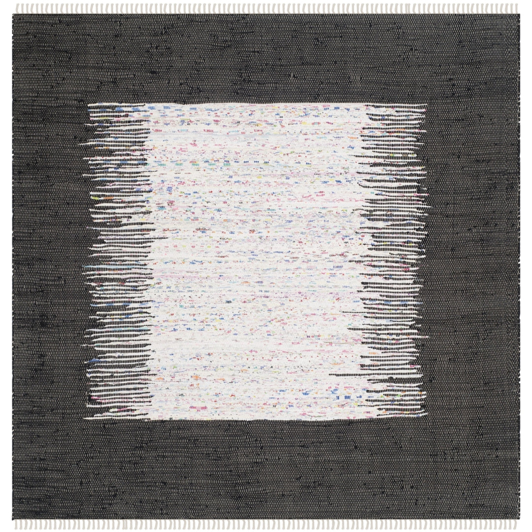 SAFAVIEH Montauk MTK711H Handwoven Ivory / Black Rug Image 6