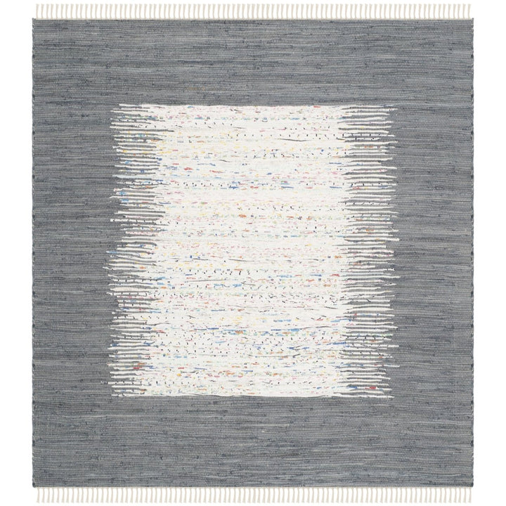 SAFAVIEH Montauk MTK711G Handwoven Ivory / Grey Rug Image 1