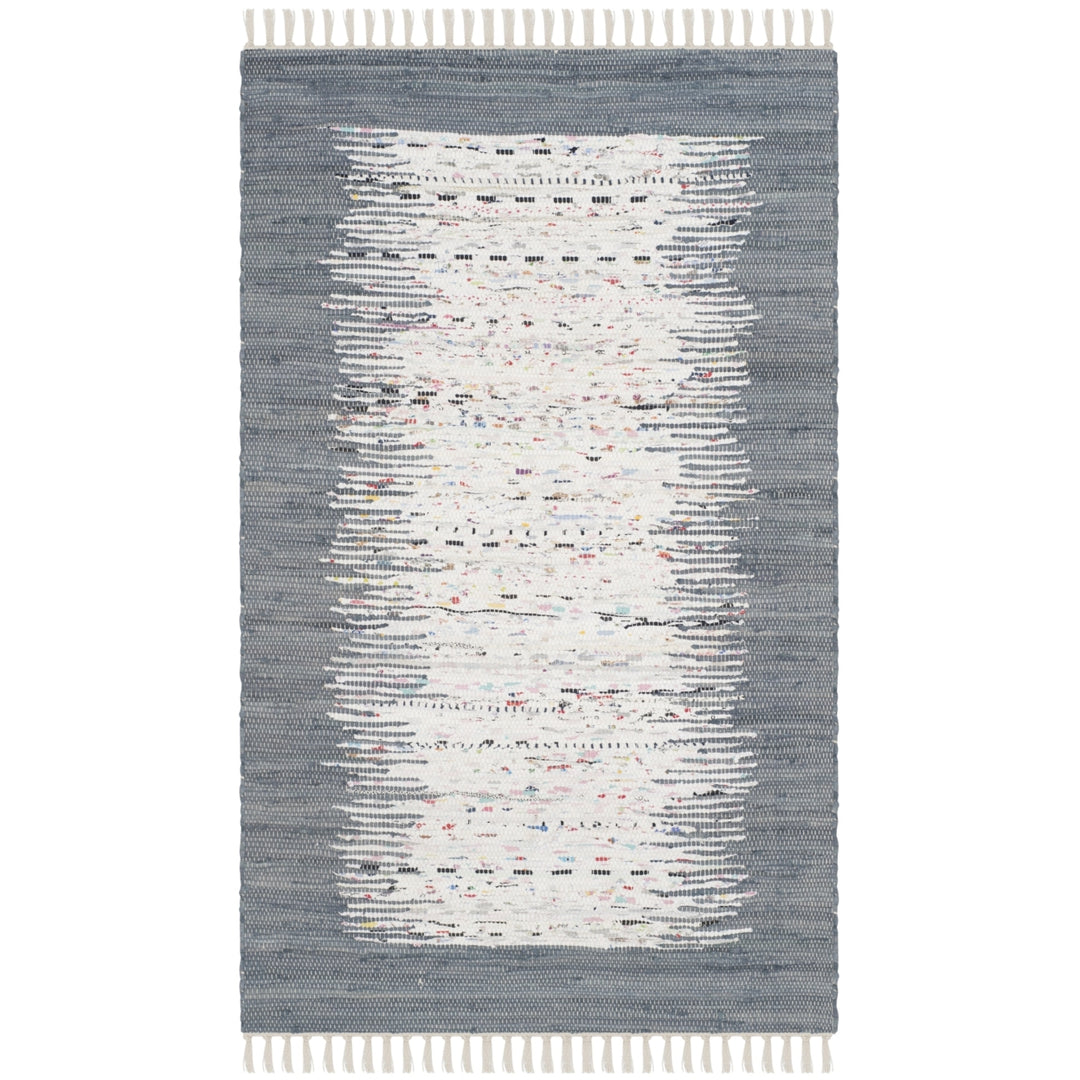 SAFAVIEH Montauk MTK711G Handwoven Ivory / Grey Rug Image 9