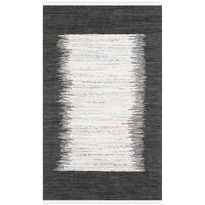 SAFAVIEH Montauk MTK711H Handwoven Ivory / Black Rug Image 10