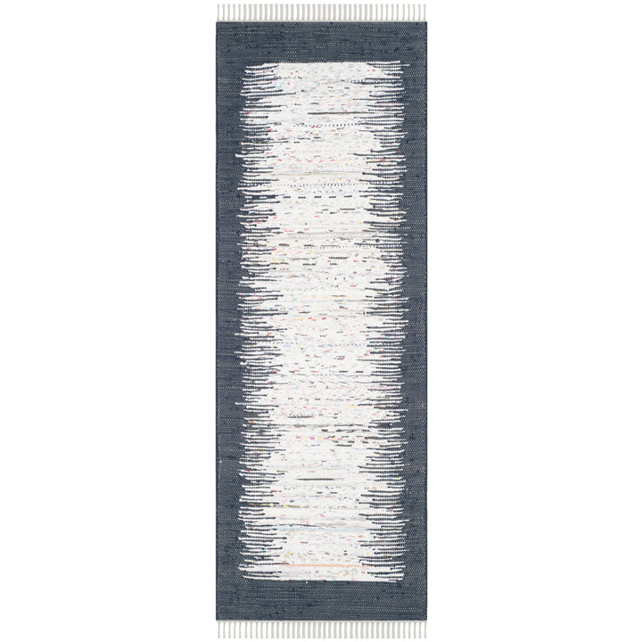 SAFAVIEH Montauk MTK711L Handwoven Ivory / Navy Rug Image 3