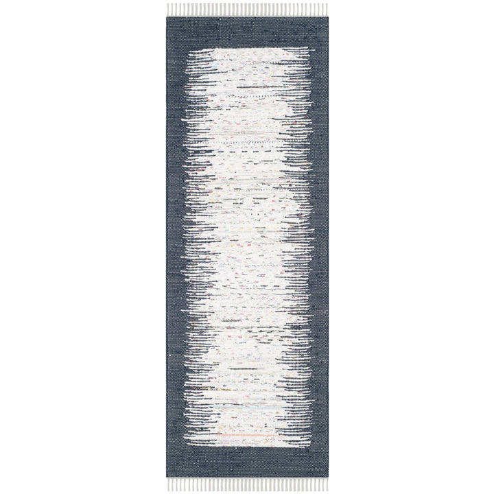 SAFAVIEH Montauk MTK711L Handwoven Ivory / Navy Rug Image 1