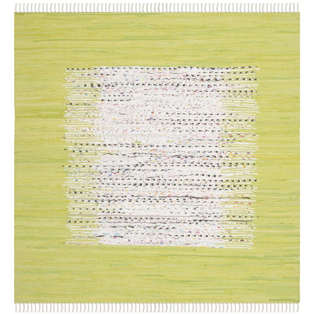 SAFAVIEH Montauk MTK711J Handwoven Ivory / Citron Rug Image 1