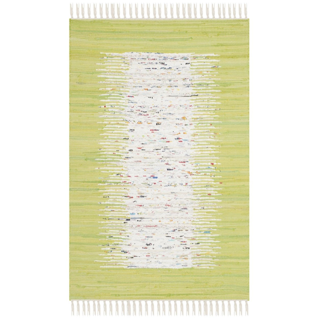 SAFAVIEH Montauk MTK711J Handwoven Ivory / Citron Rug Image 1