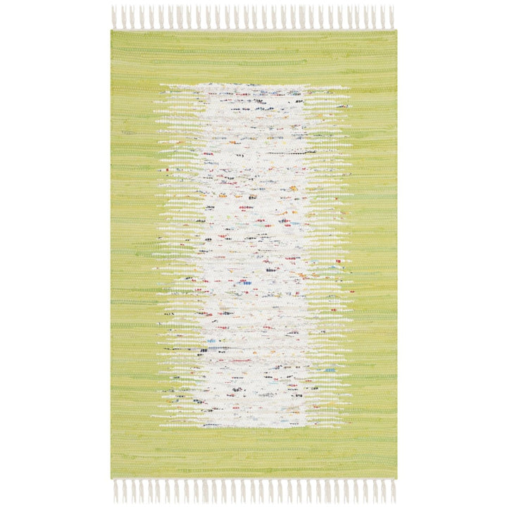 SAFAVIEH Montauk MTK711J Handwoven Ivory / Citron Rug Image 1