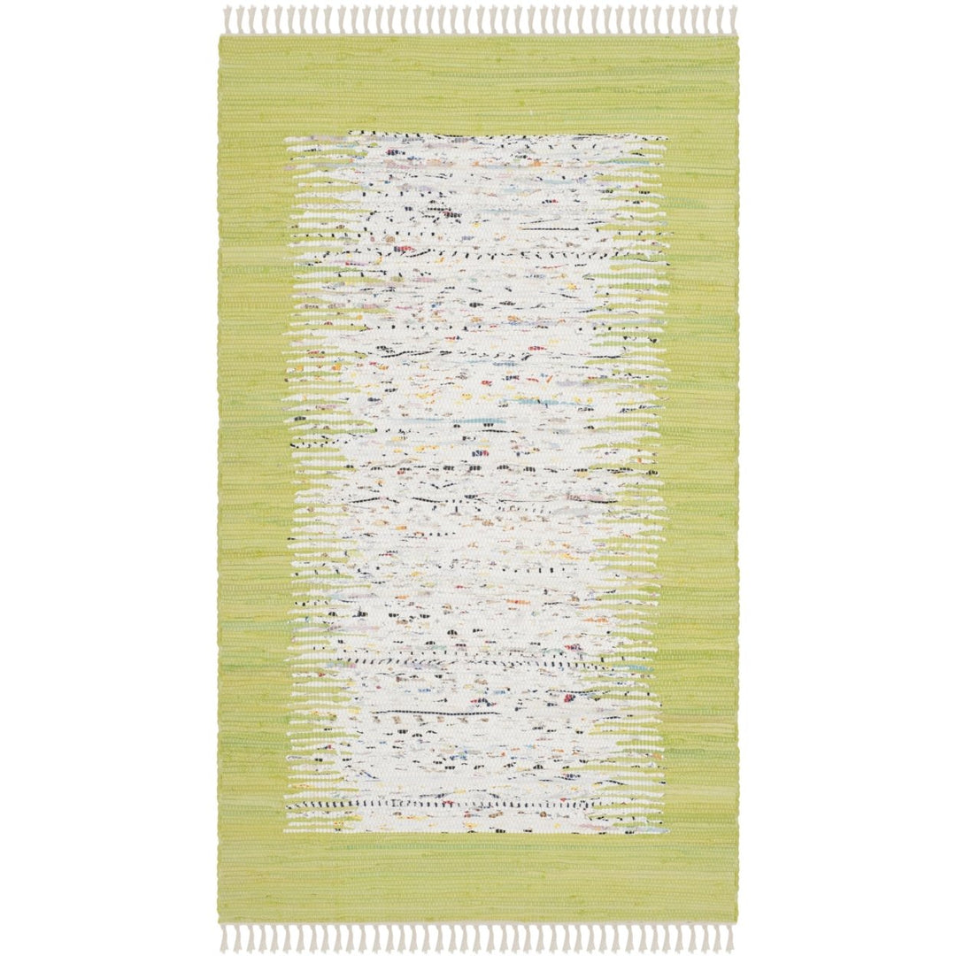 SAFAVIEH Montauk MTK711J Handwoven Ivory / Citron Rug Image 1