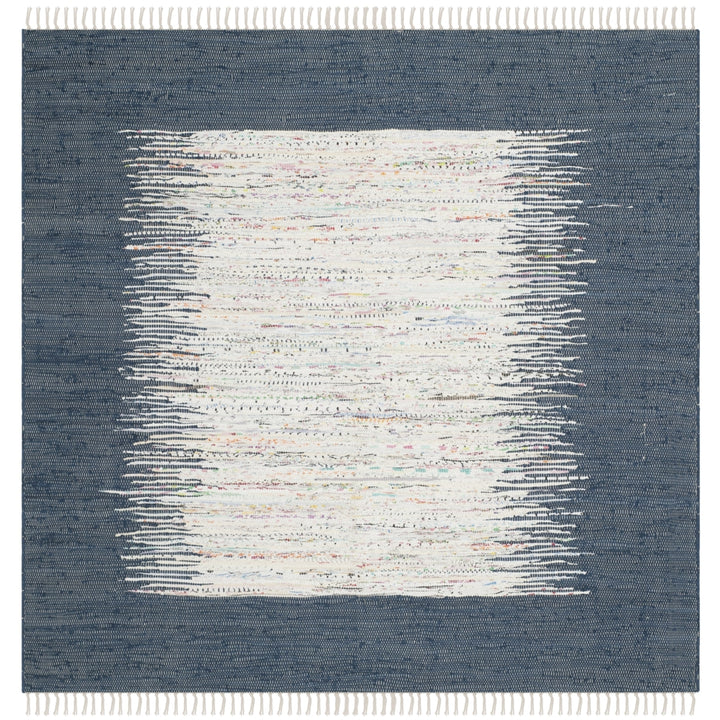 SAFAVIEH Montauk MTK711L Handwoven Ivory / Navy Rug Image 7